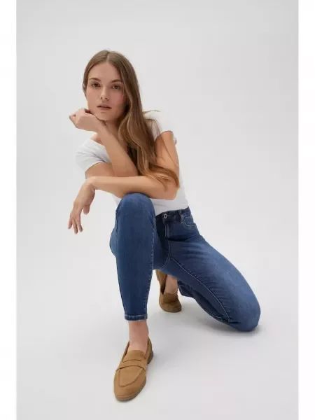 Džínsy Moodo modrá