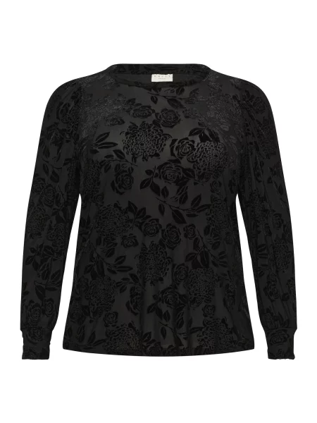 KAFFE CURVE Halenka KCrosie' černá