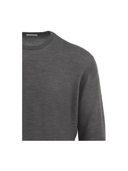 Sweter Malo wełniany szary