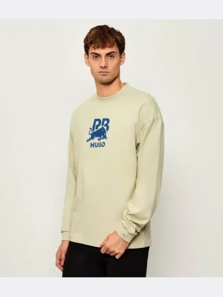 Tricou mânecă lungă Hugo bej