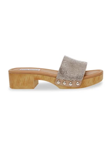 Klapki Steve Madden szare