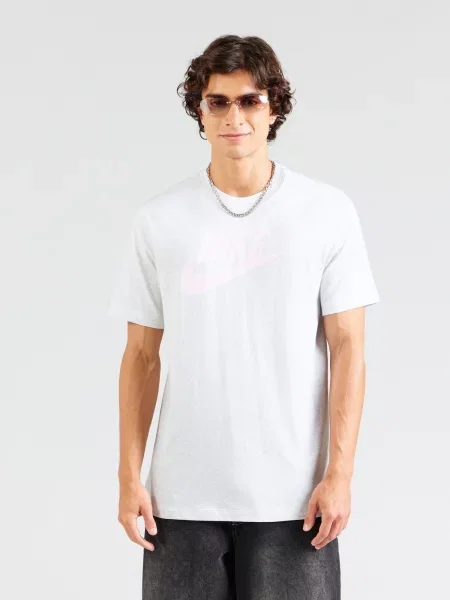 Nike Sportswear Tričko ICON FUTURA melírovaná / rosé sivá