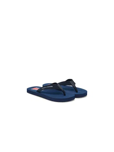 Šľapky Tommy Hilfiger modrá