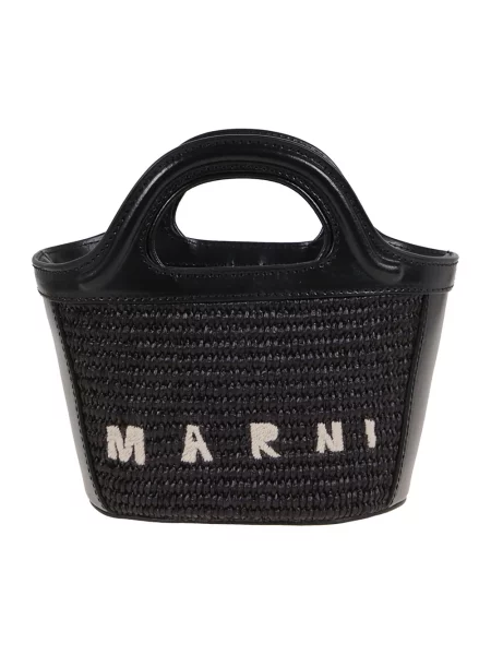 Listonoszka Marni skórzana czarna