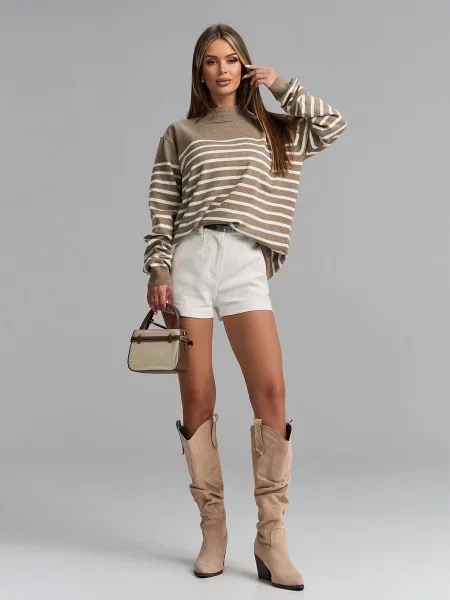 Свитер Issa Plus бежевый