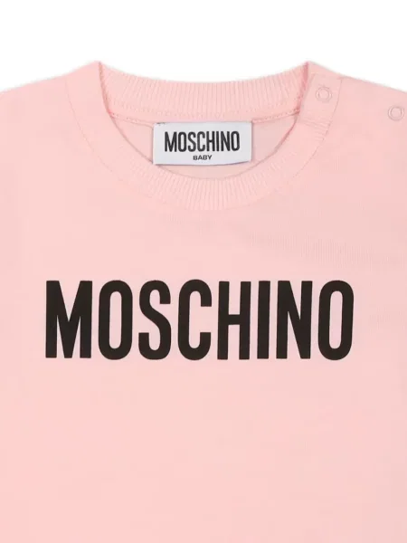 Koszulka dziecięca Moschino różowa