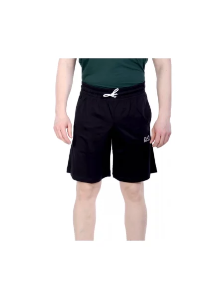Szorty Emporio Armani Ea7 casual czarne