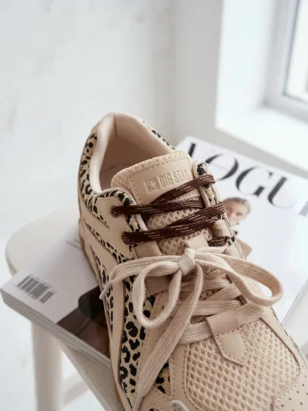 Teniși Big Star Shoes din piele maro