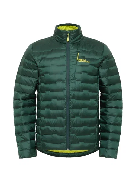 Geacă cu puf Jack Wolfskin verde
