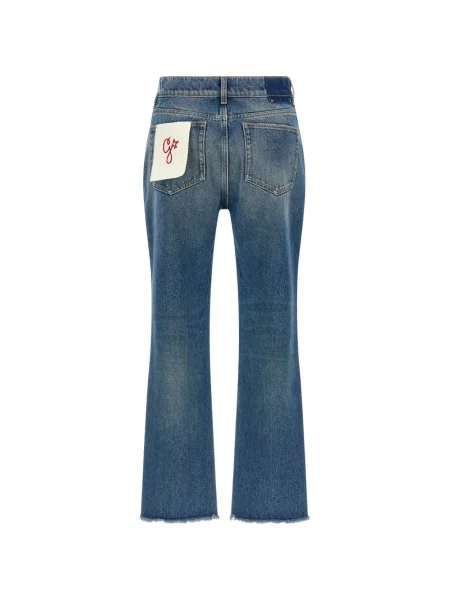 Blugi Golden Goose cu strasuri albastru