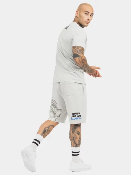 Шорти Tapout Tillusion shorts світло-сірий сірі
