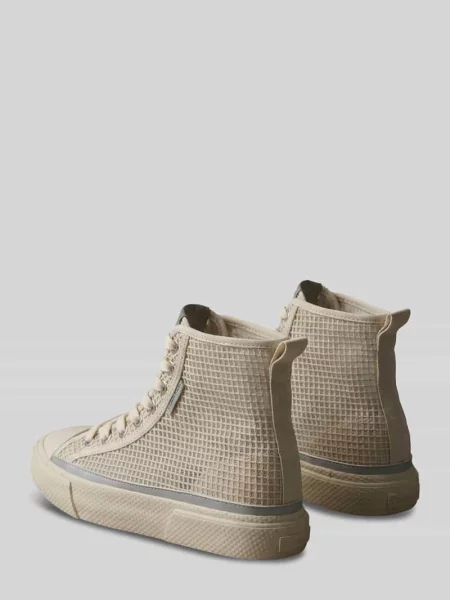 Sneakersy o wysokim kroju z czystej bawełny Ck Calvin Klein