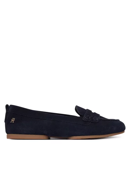 Mokasíny Tommy Hilfiger Th Flex Tmavomodrá