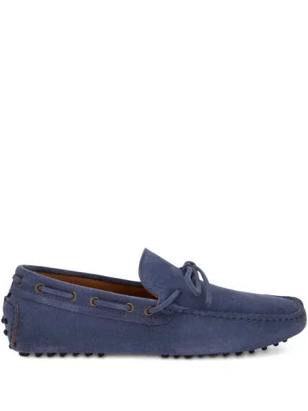 Pantofi Boggi Milano din piele de căprioară albastru