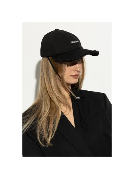 Czapka z daszkiem Jacquemus casual czarna
