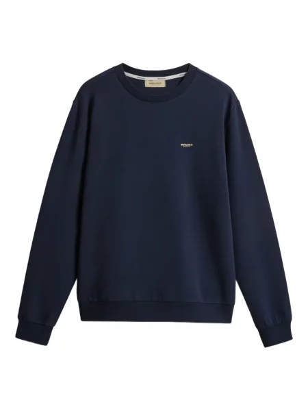 Pulover Woolrich cu decolteu rotund negru
