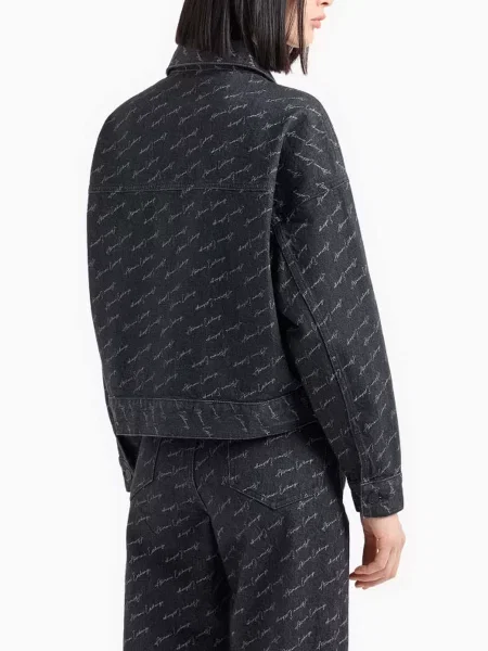 Джинсовая куртка Armani Exchange черная
