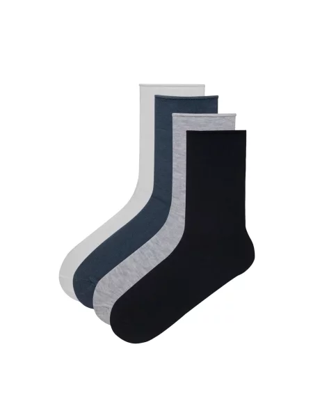 Penti Nogavice PENTI Doppelte Baumwollbequeme Elastische Socken azur