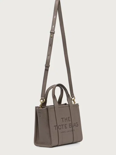 Geantă shopper Marc Jacobs din piele gri