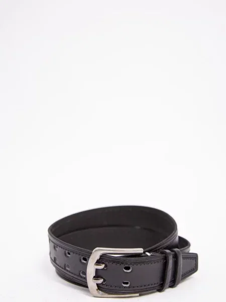 Ремень Ager из искусственной кожи с ремешками черный