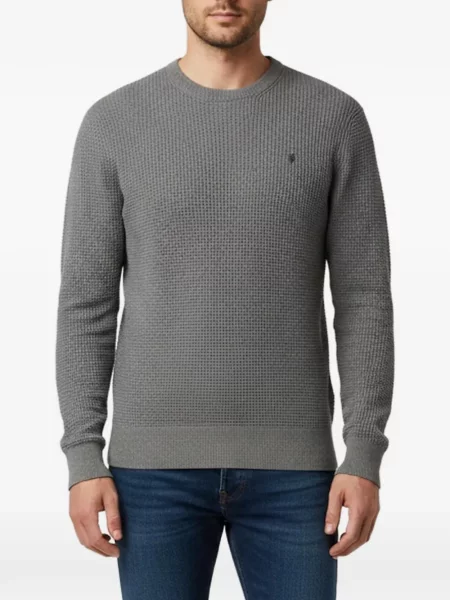 Pulover Allsaints tricotate gri