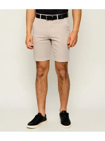 BOSS ORANGE Pantaloni scurți chino | stretch bej