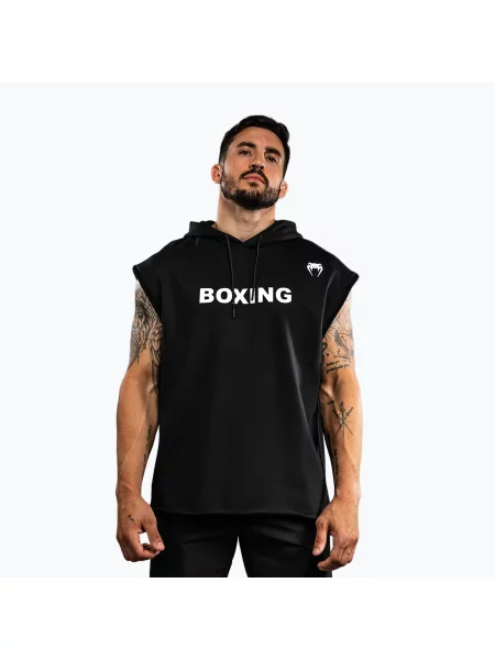 Суичър с качулка Venum без ръкави бяло