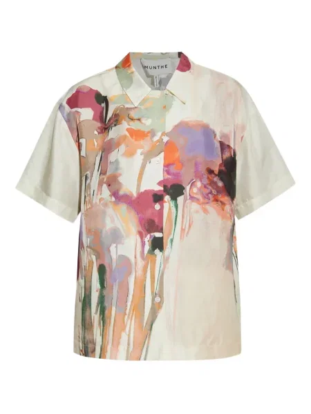Krótka koszula Munthe w kwiatki z nadrukiem