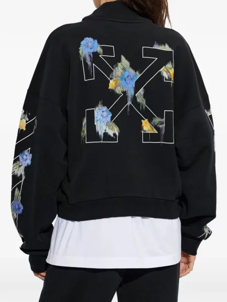Hanorac cu glugă Off-white alb