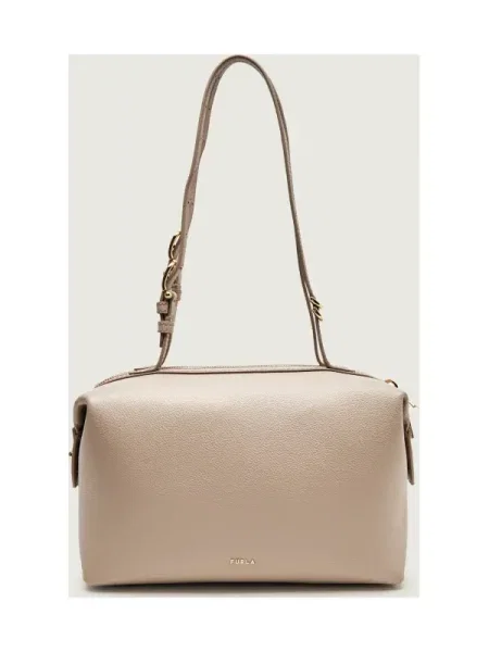 Geantă Furla Double M KH bej