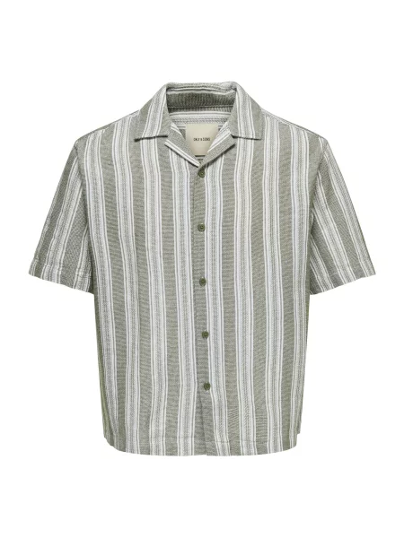 Only & Sons Cămașă ONSWALKER oliv / pastel verde