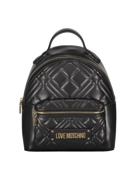 Plecak Love Moschino pikowany czarny