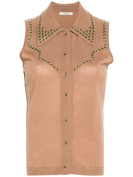 Top Dorothee Schumacher tricotate maro