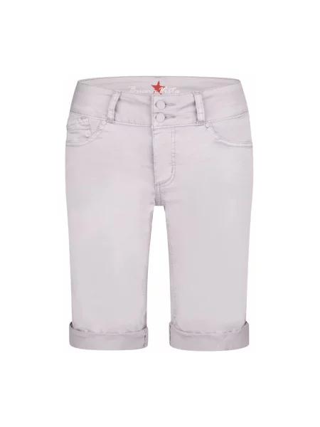 Szorty jeansowe Buena Vista z twillu fioletowe