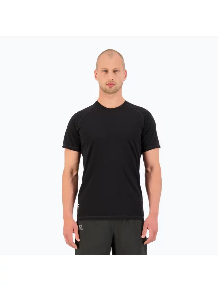 Мъжка тениска Mons Royale Temple Merino black черно