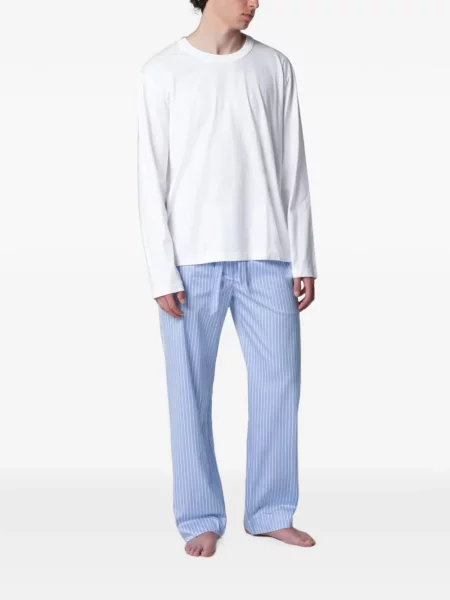 Lung pijamale Tekla alb