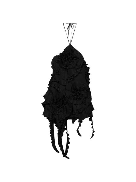 Tafta rochie mini Blumarine negru