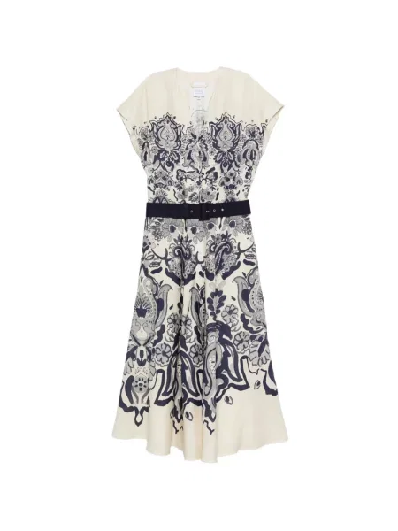 Rochie midi Sara Roka până la genunchi de costum