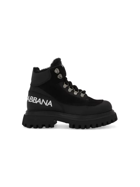 Buty do kostki dziecięce Dolce And Gabbana czarne
