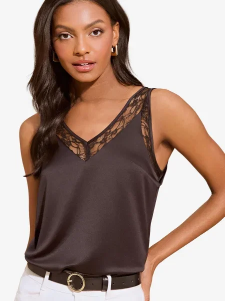 Lipsy Bluză închis maro