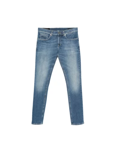 Skinny jeansy skinny Dondup niebieskie