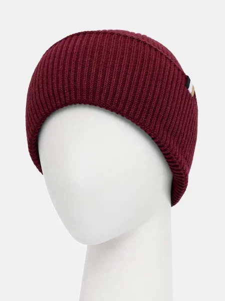 Шерстяная шапка Boss черная