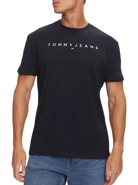 Tricou Tommy Hilfiger Jeans albastru