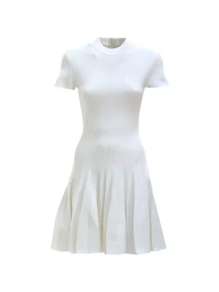 Scurt rochie mini Balmain alb