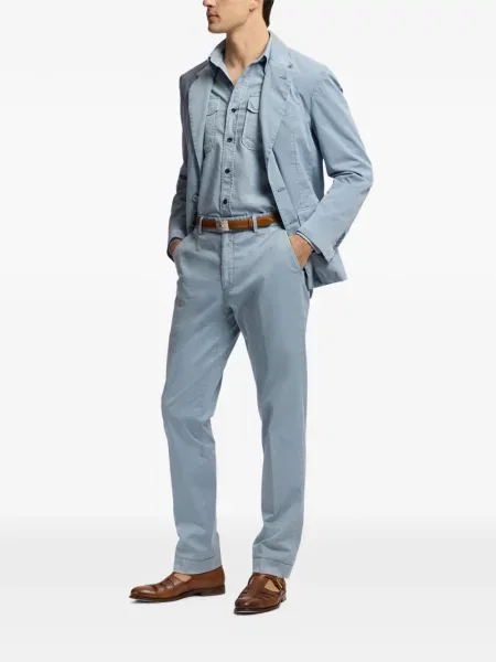 Разтягам chino панталони Ralph Lauren Purple Label синьо