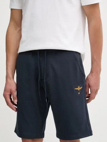 Aeronautica Militare Pantaloni scurți sport Bleumarin