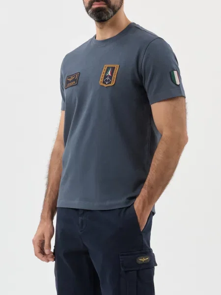 Футболка Aeronautica Militare синя