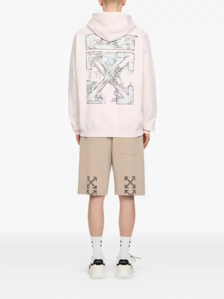 Hanorac cu glugă Off-white alb