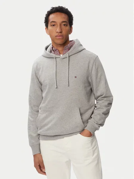 Tommy Hilfiger Džemperis Essential Terry Šviesiai pilka