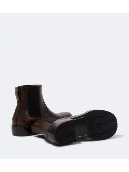Botine chelsea Dries Van Noten din piele maro